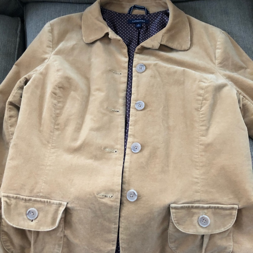 Lands End Women’s Camel Blazer